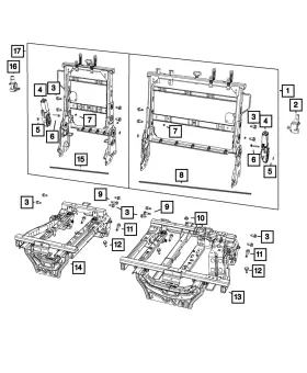 68323561ab Mopar Genuine Recliner Motor 68323561ab Mopar Genuine Recliner Motor