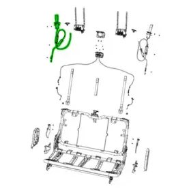 68395096ab Mopar Headrest Release Cable Right For 2018 2023 Wrangle Jeep