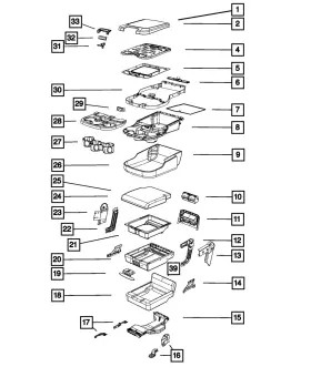 68421913aa Mopar Genuine Latching Hinge