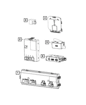 68517014ab Mopar Genuine Comfort Seat Wheel Module