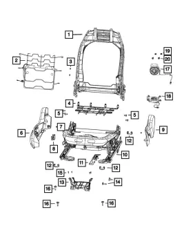 68518671ac Mopar Genuine Power 4 Way Lumbar