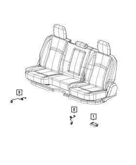 68530207ac Mopar Genuine Heated Seat Module