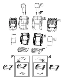 68617511aa Mopar Genuine Occupant Classification Module Kit