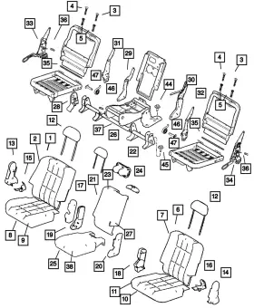 Zs491j3aa Mopar Genuine Armrest Cover