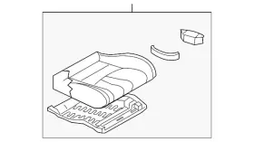 87300-1tg1a Nissan Genuine Seat Cushion