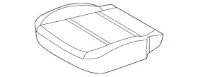 Nissan 87300-7lg4a Genuine Seat Cushion Foam