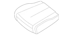 87300-zx50l Nissan Genuine Seat Cushion