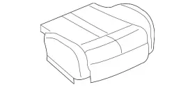 87300-zx60d Nissan Genuine Seat Cushion