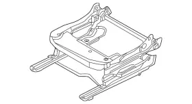 Nissan 87301-5mp2a Genuine Cushion Frame
