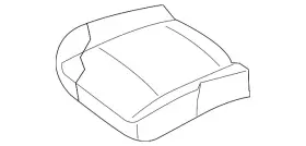 87311-3td1a Nissan Genuine Seat Cushion Pad