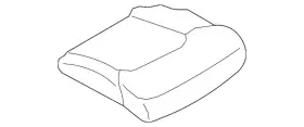 87311-6jd0a Nissan Genuine Seat Cushion Pad