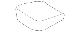 87311-9fv2a Nissan Genuine Seat Cushion Pad