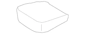 87311-ez04a Nissan Genuine Seat Cushion Pad