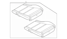 87320-9bu2a Nissan Genuine Seat Cushion Foam