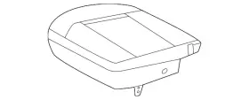 87361-5ee0a Nissan Genuine Seat Cushion Pad