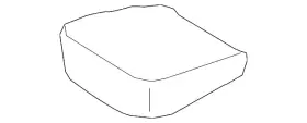 87361-ez01a Nissan Genuine Seat Cushion Pad