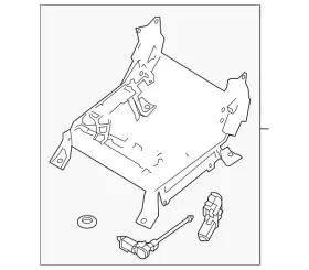 87450-9gd0a Nissan Genuine Seat Adjust Assembly 87450-9gd0a Nissan Genuine Seat Adjust Assembly