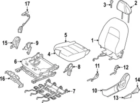 87468-6ca0a Nissan Genuine Adjust Cap 87468-6ca0a Nissan Genuine Adjust Cap