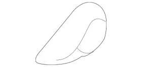 87468-9kn1a Nissan Genuine Recline Handle