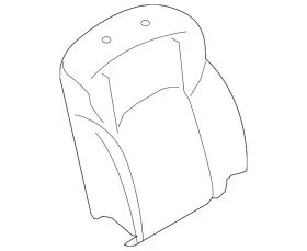 87611-1ll7a Nissan Genuine Seat Back Pad 87611-1ll7a Nissan Genuine Seat Back Pad