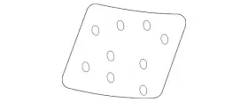 87611-6re0a Nissan Genuine Seat Back Pad