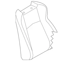 87620-1ea0a Nissan Genuine Seat Back Cover