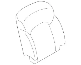 87620-5zk5e Nissan Genuine Seat Back Cover 87620-5zk5e Nissan Genuine Seat Back Cover