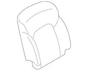 87620-5zu6b Nissan Genuine Seat Back Cover