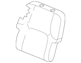 87620-ea501 Nissan Genuine Seat Back Cushion Cover
