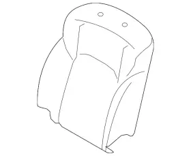 87661-1ll6a Nissan Genuine Seat Back Pad