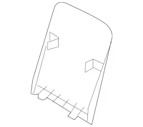 87690-1lb1b Nissan Genuine Seat Back Panel