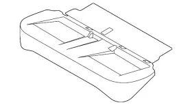 88300-5ez0d Nissan Genuine Cushion Assembly