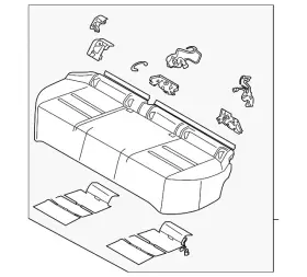 88300-6ra0a Nissan Genuine Cushion Assembly
