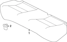 88300-7lg9a Nissan Genuine Cushion Assembly