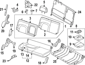 88300-9bu0c Nissan Genuine Cushion Assembly