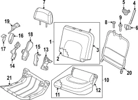 88350-9bu3c Nissan Genuine Cushion Assembly