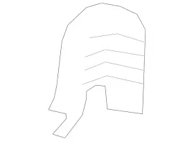 Nissan 88406-4ba1b Genuine Inner Cover