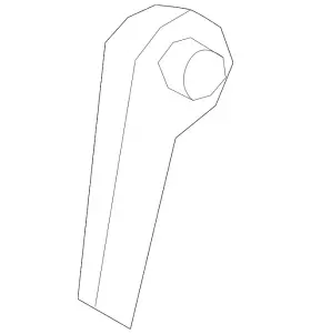 88418-1la0b Nissan Genuine Recline Lever 88418-1la0b Nissan Genuine Recline Lever