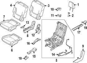 88523-7ja0a Nissan Genuine Slide Lever