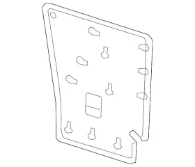 88609-4cp1a Nissan Genuine Seat Back Panel 88609-4cp1a Nissan Genuine Seat Back Panel