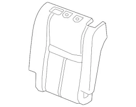 88611-4ba1a Nissan Genuine Seat Back Pad 88611-4ba1a Nissan Genuine Seat Back Pad