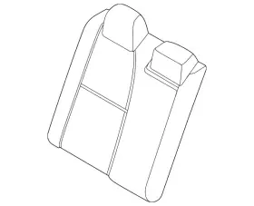 88620-6ly0a Nissan Genuine Seat Back Cover