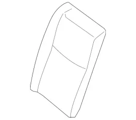 88661-3ta0a Nissan Genuine Seat Back Pad