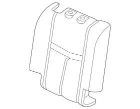 88661-4bh2a Nissan Genuine Seat Back Pad 88661-4bh2a Nissan Genuine Seat Back Pad