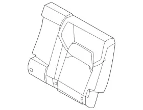 88661-6ta4a Nissan Genuine Seat Back Cushion