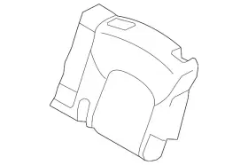 Nissan 88670-6jl8b Genuine Seat Back Cushion Cover