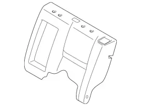 88670-6md0a Nissan Genuine Seat Back Cover 88670-6md0a Nissan Genuine Seat Back Cover