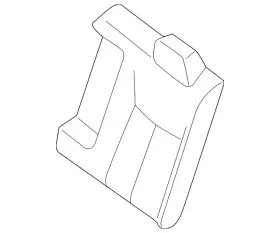 88670-9ae7e Nissan Genuine Seat Back Cover