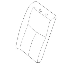 88670-9hs1a Nissan Genuine Seat Back Cover