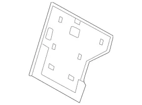 88672-5aa0a Nissan Genuine Seat Back Panel
